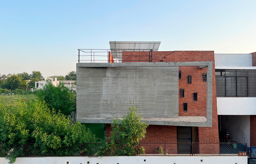 Brick and Concrete House